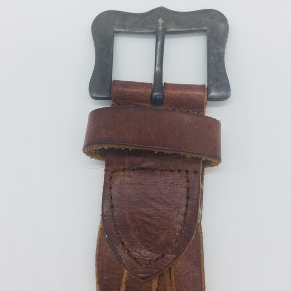 BOHO LUXE  FESTIVAL STYLE BRAIDED LEATHER BELT - Picture 5 of 8